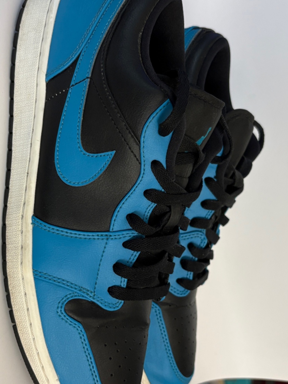 Nike Black & Blue Low-Top Jordan Sneaker - Picture 2 of 9